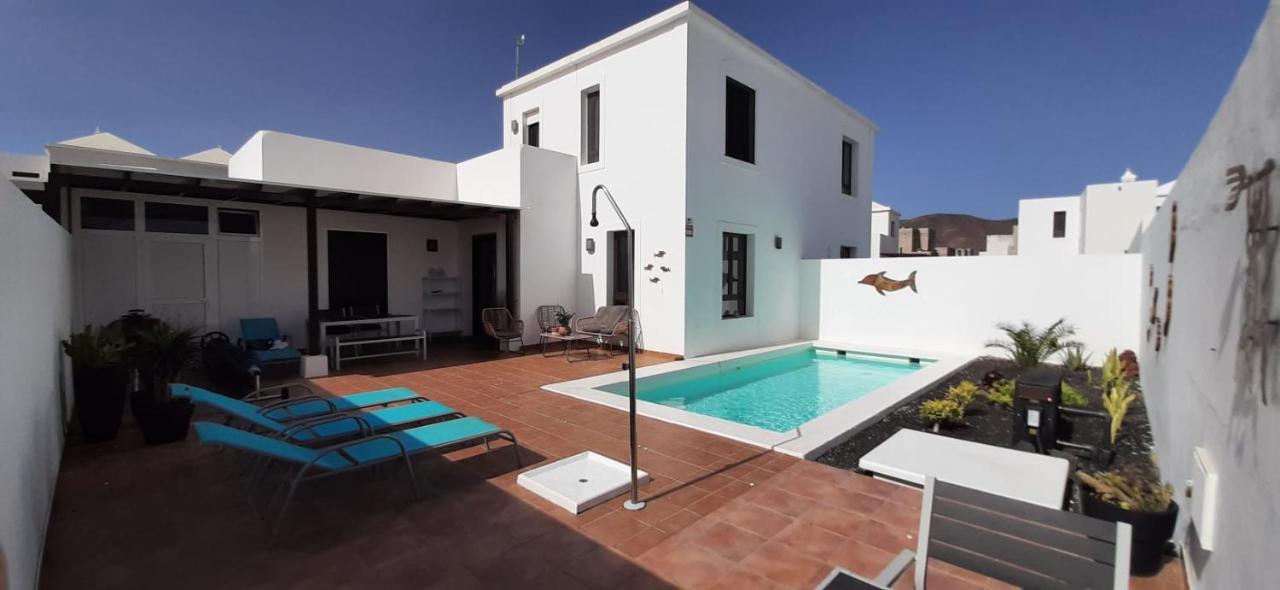 Splendid Casa Papagayo, Heated Pool, Roofterrace With Views And Wifi Villa Плая Бланка Екстериор снимка